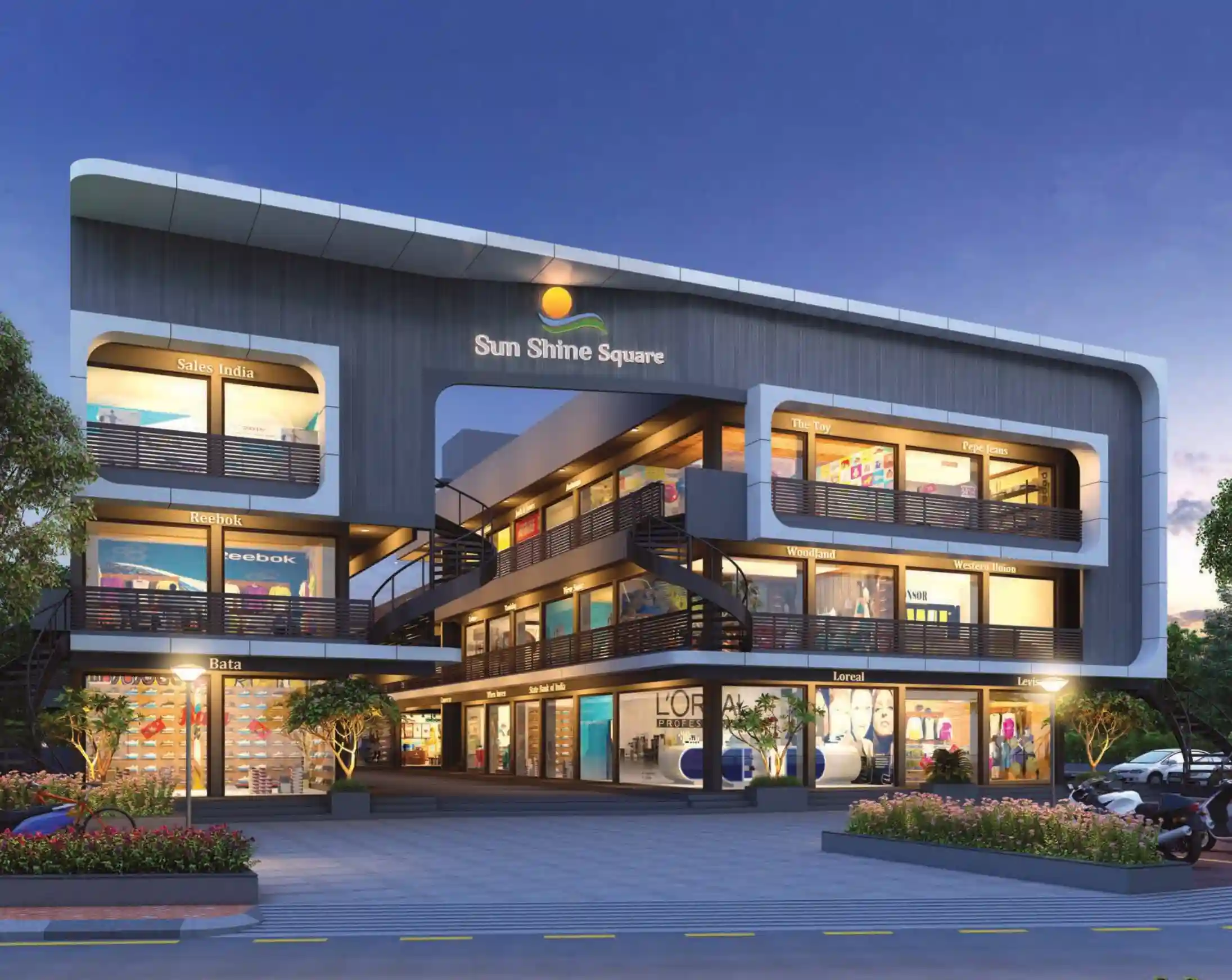 Sun Shine Square Image